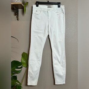 Maison Scotch white La Parisienne Skinny Jean W29 L32
